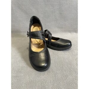Clarks Women's Carleigh Mary Jane Flats Blk Leather 7.5 M New!!